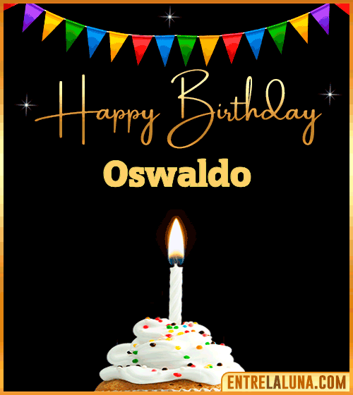 GiF Happy Birthday Oswaldo